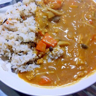 かぼちゃときのこヘルシーカレー